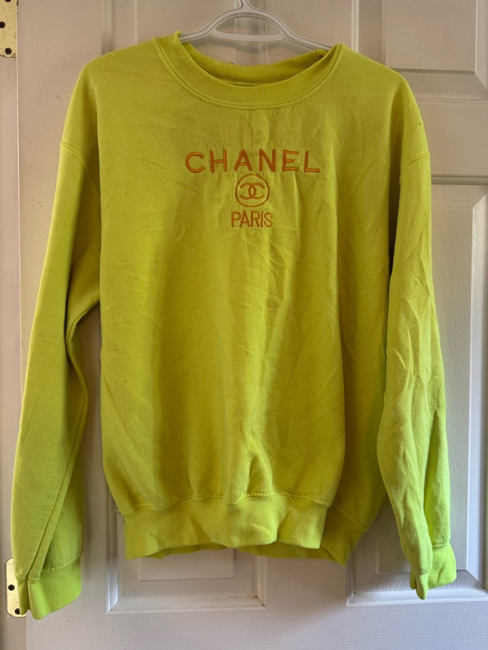 Yellow crewneck